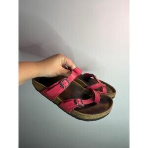 Women's Birkenstock Mayari Pink  Leather Sandals size 38